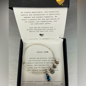 Alex And Ani Blue Zircon Crystal
